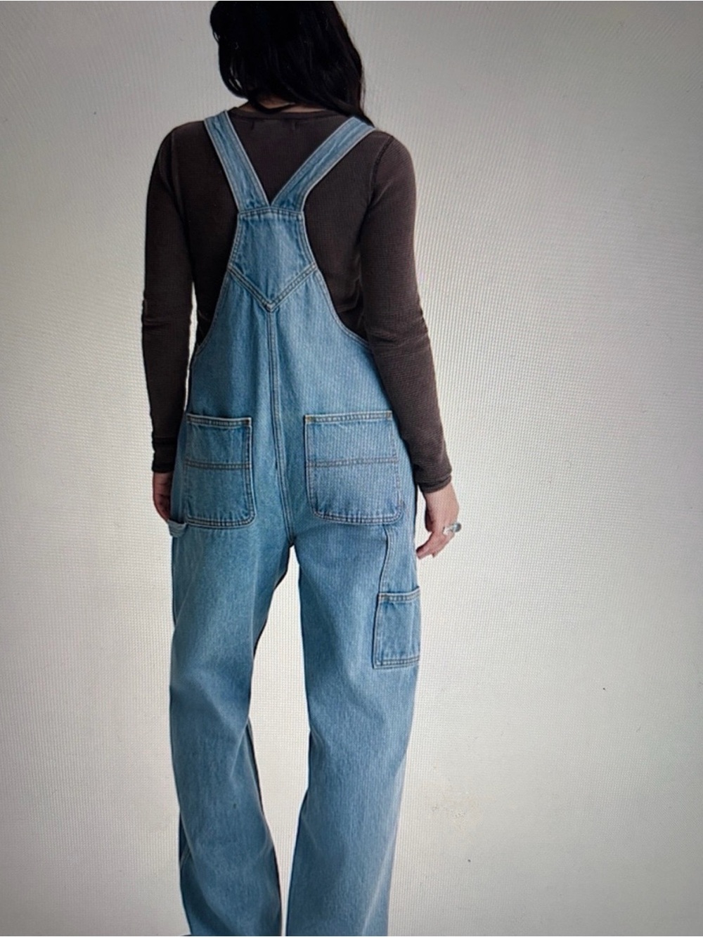 Vans Light Blue Denim Overalls - Baggy Fit - Picture 2 of 6